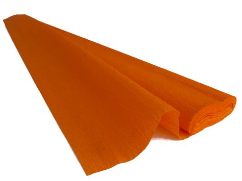 Italian Crepe Paper Roll 60 Gram 299 Intense Orange Carte Fini