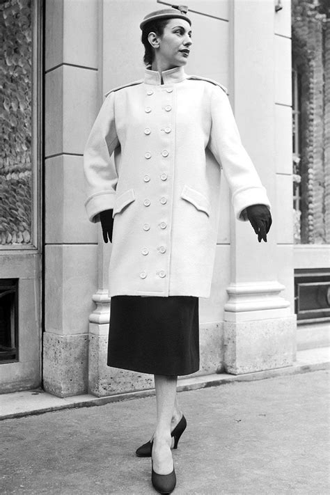 Balenciaga Coat 1954 Vintage Street Style Vintage