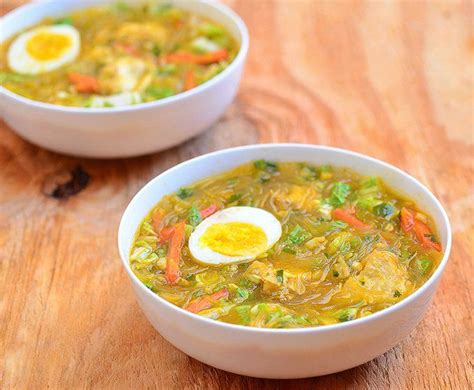 Chicken Sotanghon Soup Recipe Chicken Sotanghon Soup Sotanghon Soup Food