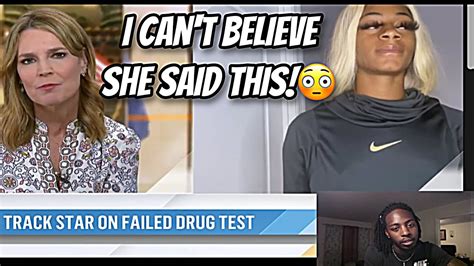 REACTION To Sha Carri Richardsons Speaking Out About Failed Drug Test