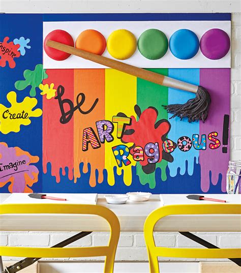 How To Make An Art Bulletin Board Joann Art Classroom Decor