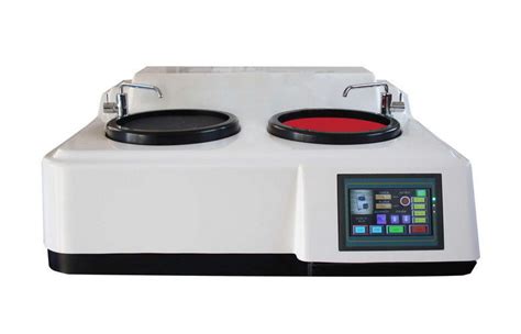 Touch Screen Double Disc Metallographic Grinding And Polishing Machine