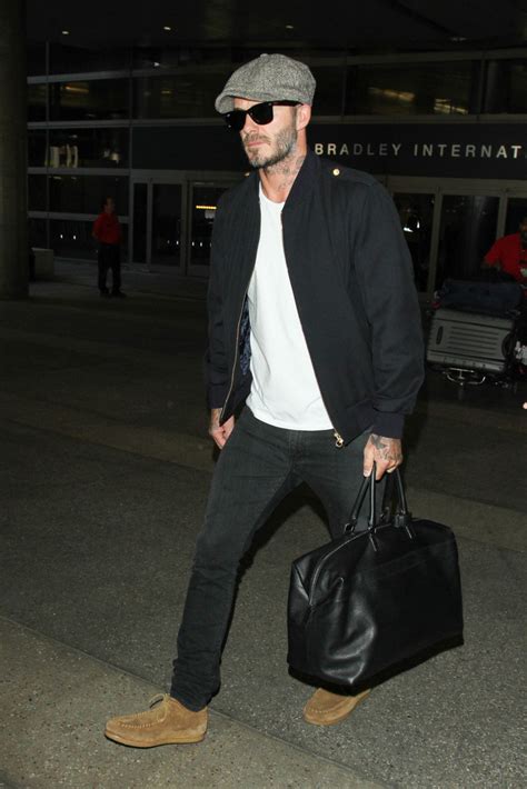 Spotted David Beckham In Saint Laurent And Kent And Curwen Pause