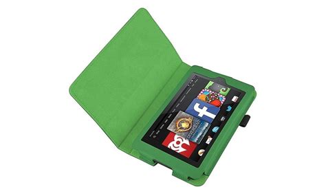 Insten For Kindle Fire Hd 6 Tablet Folio Leather Case Smartcover Green