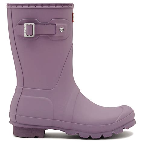 Womens Hunter Original Short Galoshes Wellingtons Waterproof Rain Boots