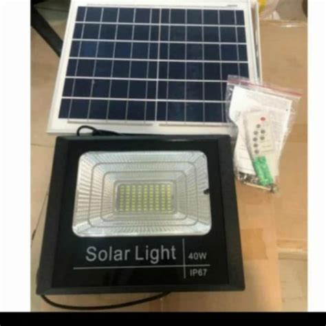 Promo LAMPU SOROT LED 40W TENAGA SURYA 40WATT SOLAR CELL 40 WATT 40 W