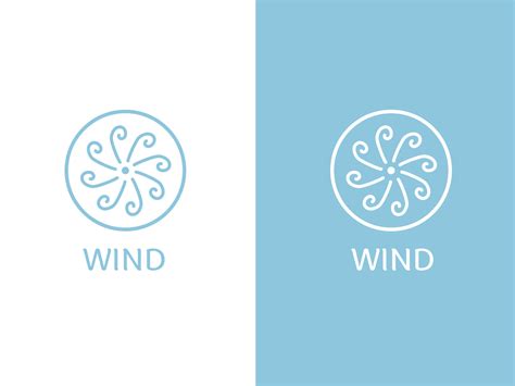 Wind Logo By Nikita Gorodetsky On Dribbble