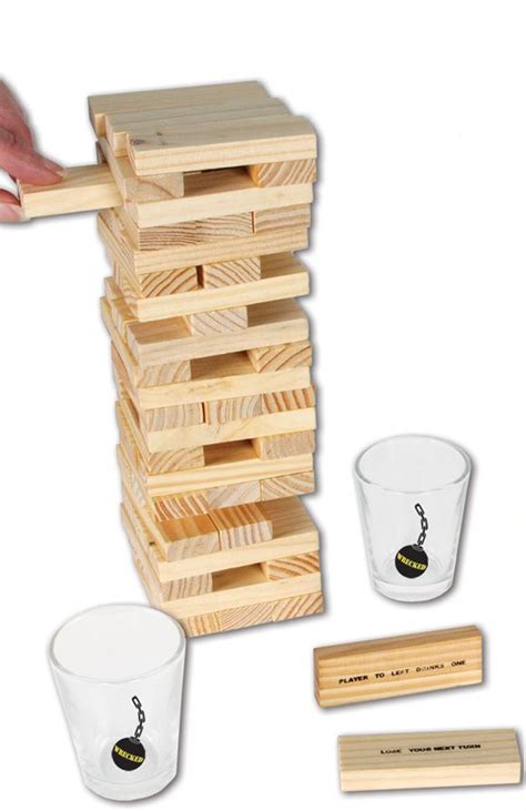 Bachelorette Party Ideas Play This Drinking Game That Is Like Jenga