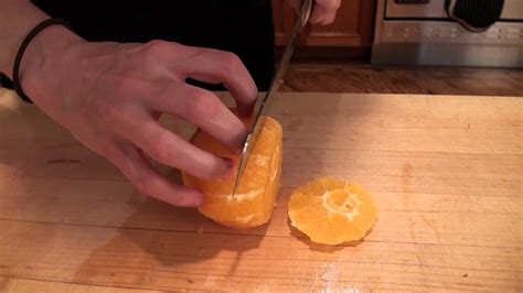 How To Peel Slice And Segment An Orange Youtube