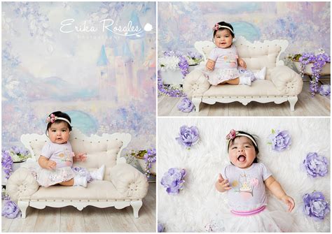 Milestone 6 Month Old Baby Girl Baby Photographer The Bronx Studio
