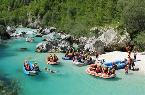 White Water Rafting On Soca River Slovenia Life Advenutres