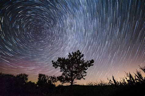 The Earth In Motion A Time Lapse Of The Night Sky Space