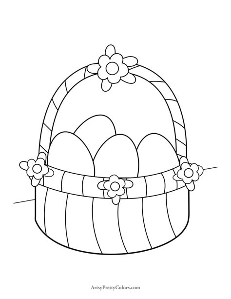 25 Free Easter Coloring Pages For Kids Artsy Pretty Colors