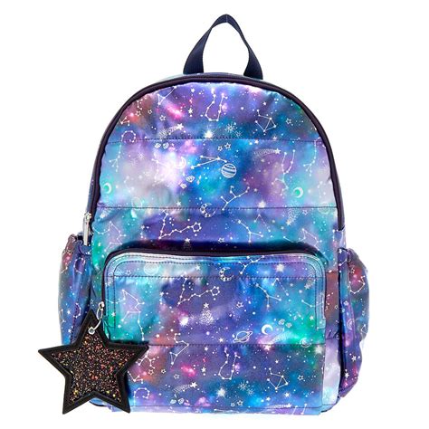 Galaxy Functional Backpack Purple Claires Us