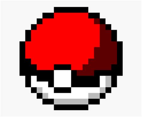 Pixel Pokemon Ball Pokeball Pixel Art Pokeball Clipart 1358145 Pikpng