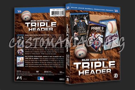 Major League Baseball Triple Header Dvd Cover Dvd Covers And Labels By