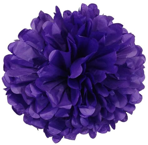 The tissue pom pom and fans are individually packed with easy to follow instruction. Tissue Paper Pom Pom Flower Ball 12inch Grape