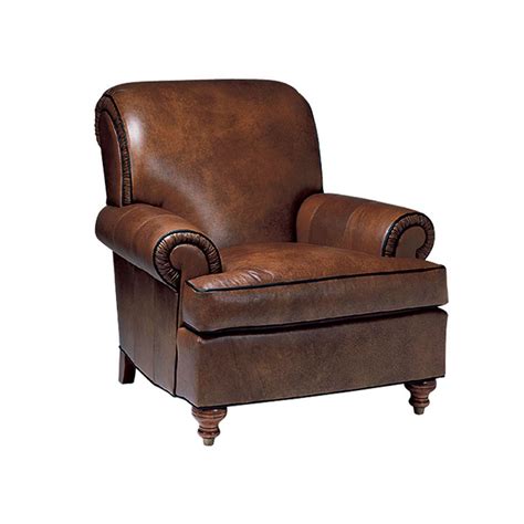 Nubby silk or wool in a neutral or colorful solid? Kensington Leather Chair - Ethan Allen US | Leather chair ...