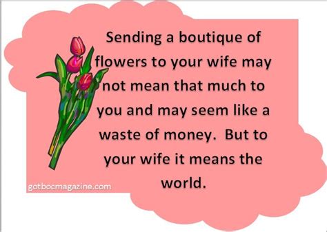 Check spelling or type a new query. Husband Quote: Buying Flowers for Your Wife | Husband ...