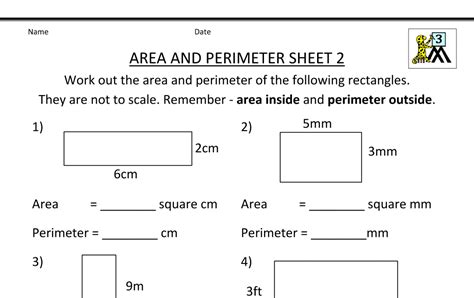 Perimeter Grade Worksheets Pdf Brent Acosta S Math Worksheets
