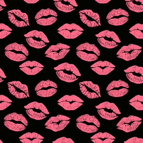 lipstick kiss print isolated vector seamless pattern vector female sexy lips seamless pattern