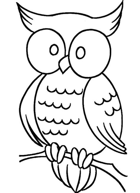 Share your page with friends and family. Simple Owl Coloring Pages … | Owl coloring pages, Animal ...