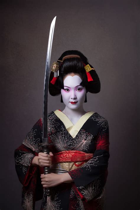The Geisha Photoshoot Dade Freeman Female Samurai Japanese Geisha