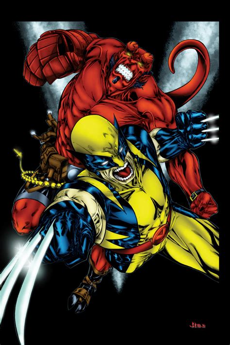 Wolverine And Hellboy By Ta2dsoul On Deviantart