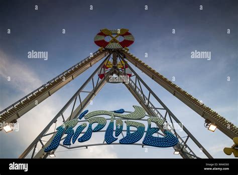 Usa New Jersey Wildwoods Wildwood Boardwalk And Amusement Park Rides