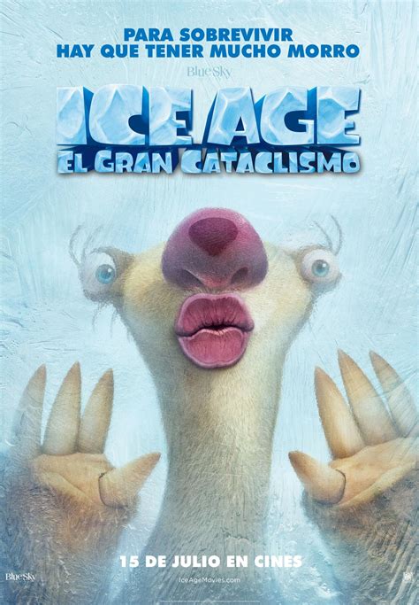 Ice Age El Gran Cataclismo Cartel De La Pel Cula De Teaser