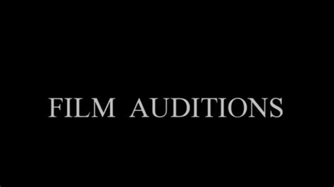 Film Auditions Youtube