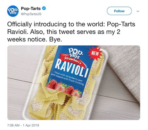 Pop Tarts On Twitter Pop Tarts Tart Ravioli Filling