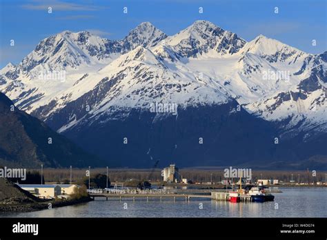 Port Of Valdez Prince William Sound Alaska Usa Stock Photo Alamy