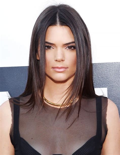 8 Ways To Style Center Parted Hair Courtesy Of Kendall Jenner