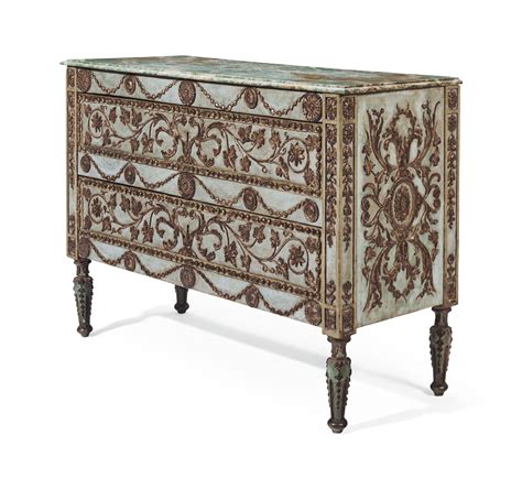 Italian Commode 19th20th Century Italian Furniture Parcel Gilt