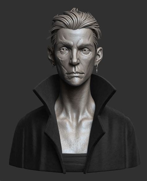 Finished Dishonored 2 Bust Dishonored 2 Bust Character Design
