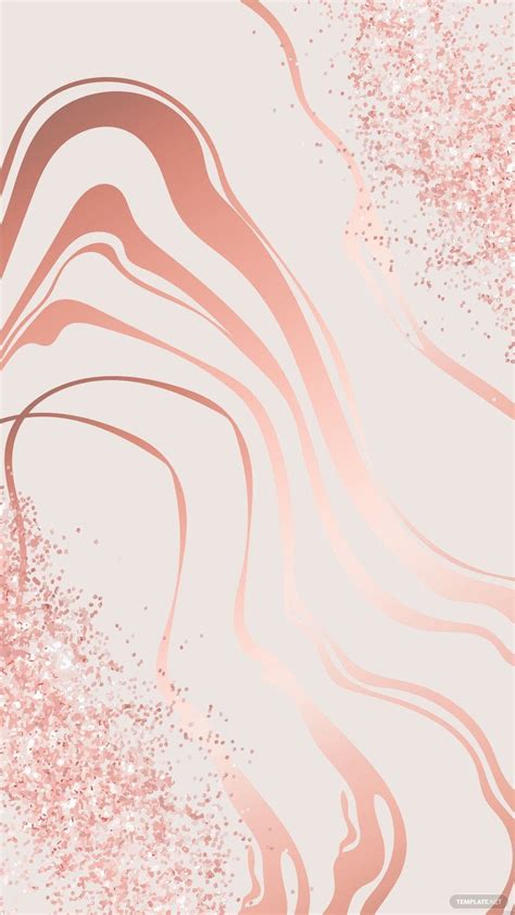 Download Rose Gold Glitter Iphone Background Eps Illustrator By