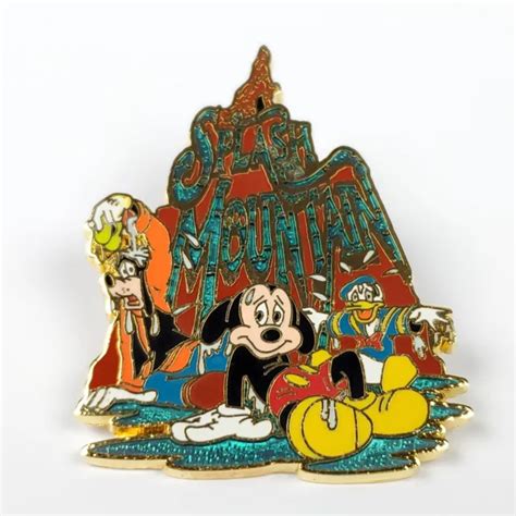Wdw Mickey Mouse And Friends Goofy Donald Splash Mountain Disney Pin