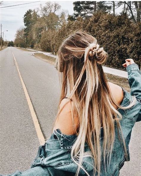 So pin your bangs back in a small pouf and keep pinning the rest of your hair one section at the time until you reach the desired shape. 10 Easy and Stylish Casual Hairstyles for Long Hair ...