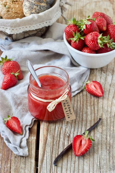 Erdbeer-Vanille-Marmelade - Rezept - Sweets & Lifestyle®