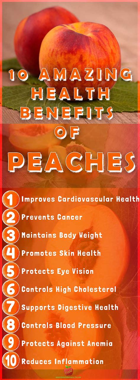 10 amazing health benefits of peaches