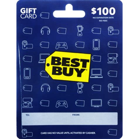 Best Buy 100 Gift Card 1 Ct Food 4 Less