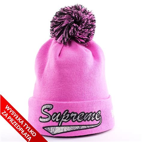 Supreme hats, beanies and caps capture the essence of street style. Supreme x New Era Snake Script Beanie pink | Caps ...