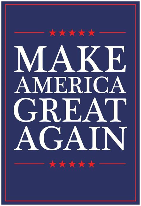 Make America Great Again Poster X Sold By Art Walmart