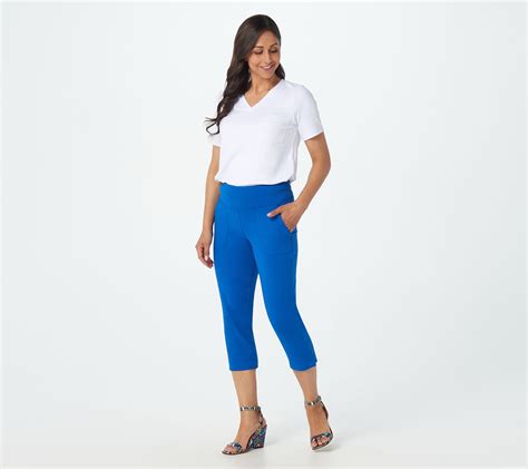 Wicked By Women With Control Capri Pants With Pockets