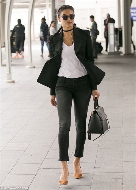 Shanina Shaik Touches Down In Sydney Ahead Of The Myer Autumnwinter