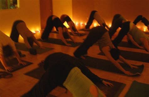 candle light restorative yoga at spa northwest relax breathe and restore