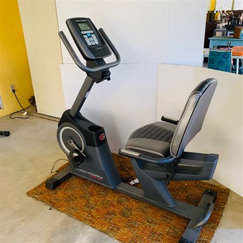 Lot 68 Pro Form 315 Csx Recumbent Exercise Bike Sunnycal Auctions