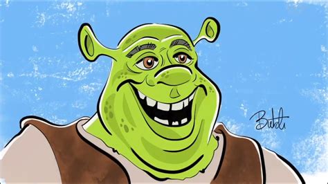 Butch Hartman Creator Of Fairly Odd Parents Draws Shrek Due To His