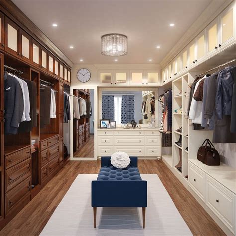 This His And Her Closet In 2020 Luxury Closets Design Closet Designs